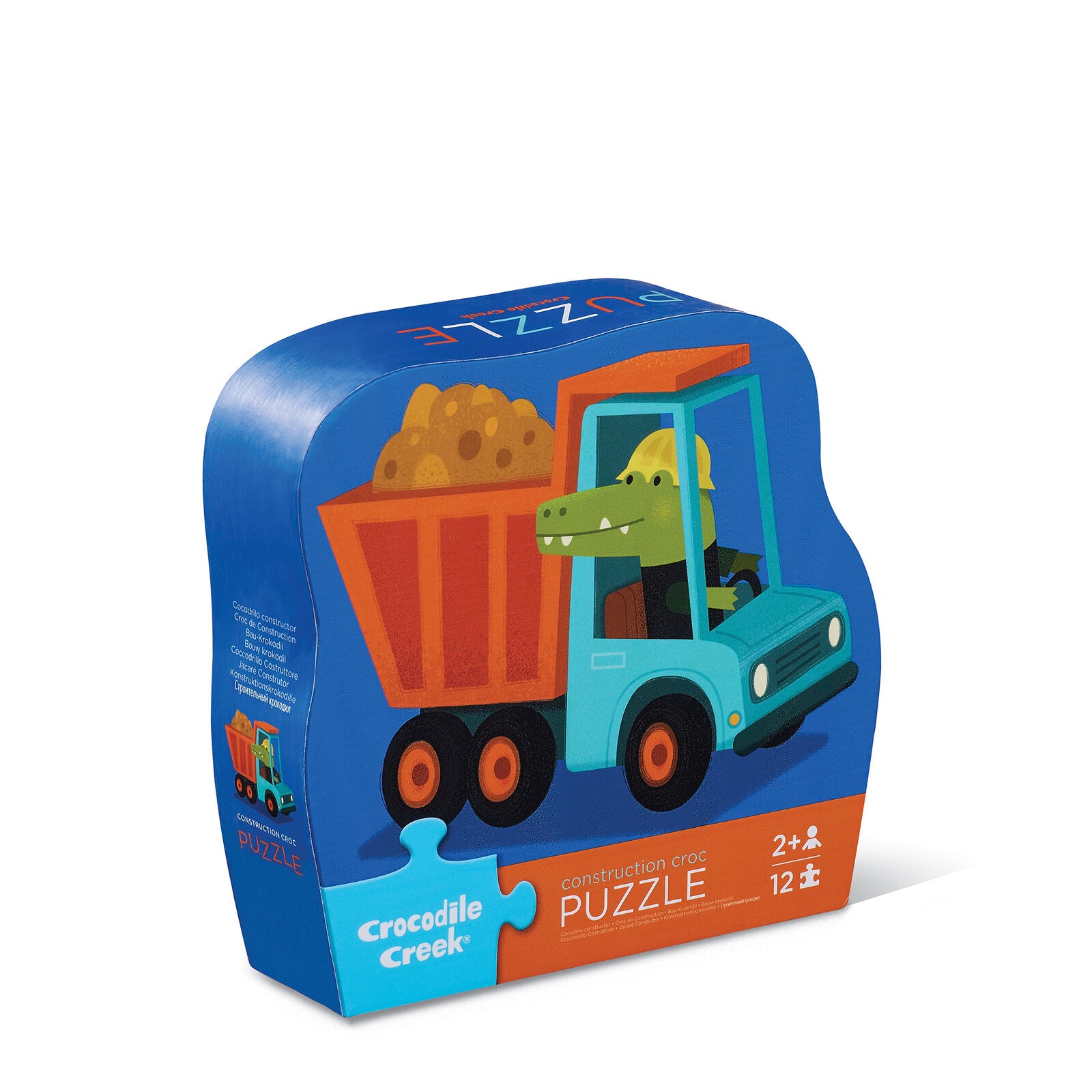 Mini 12pc Puzzle - Construction Croc