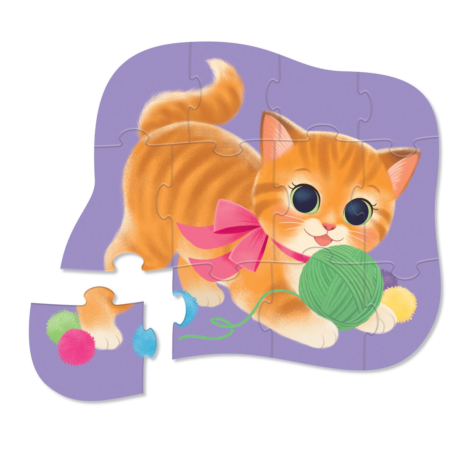 Mini 12pc Puzzle - Cute Kitten