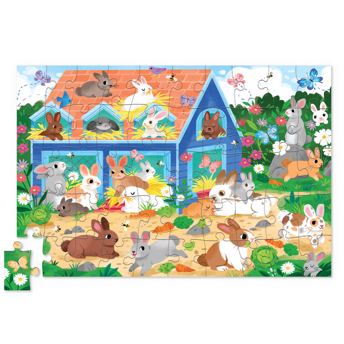 Flat House Puzzle 50 pc - Bunny House