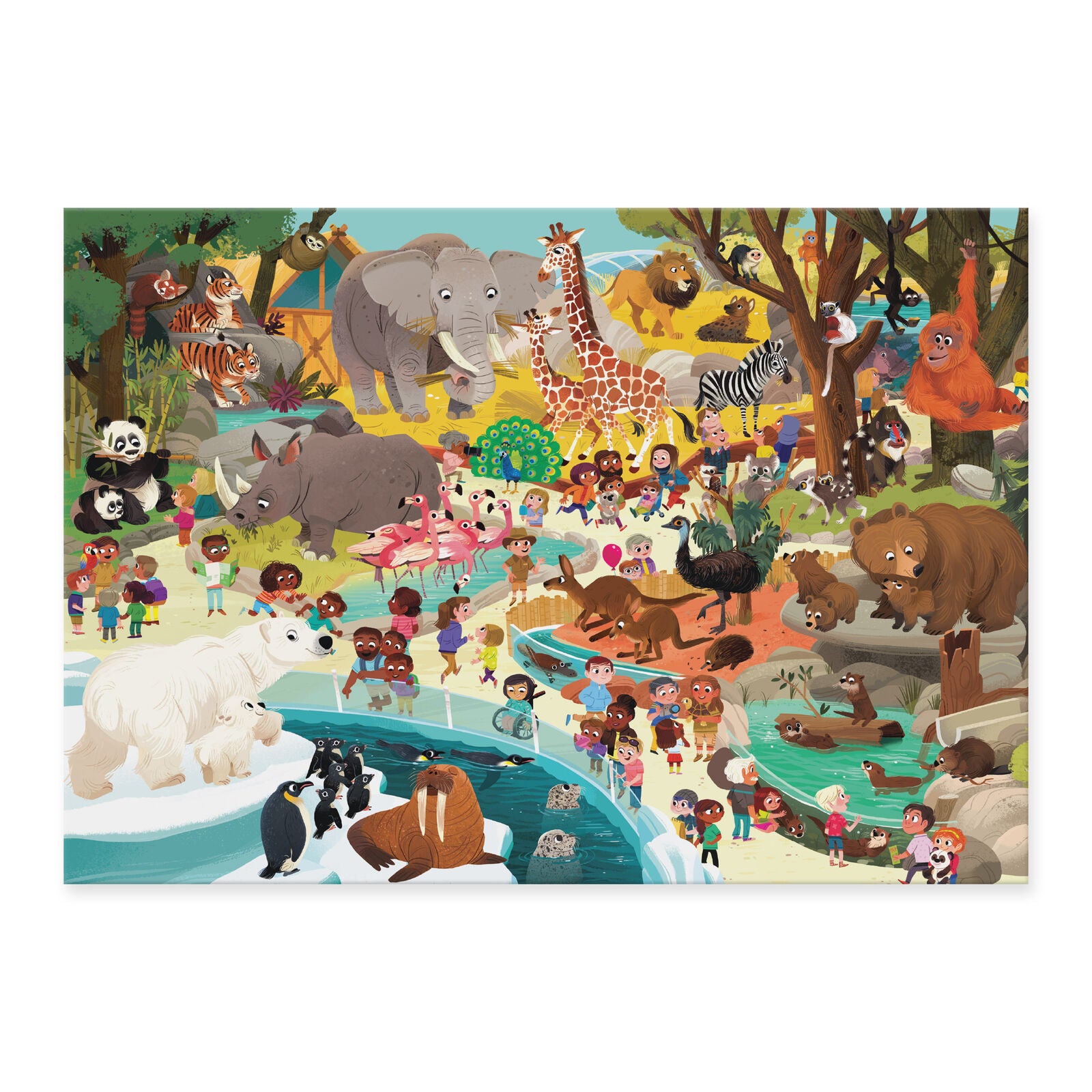 Day at the Museum Puzzle 60 pc - Zoo
