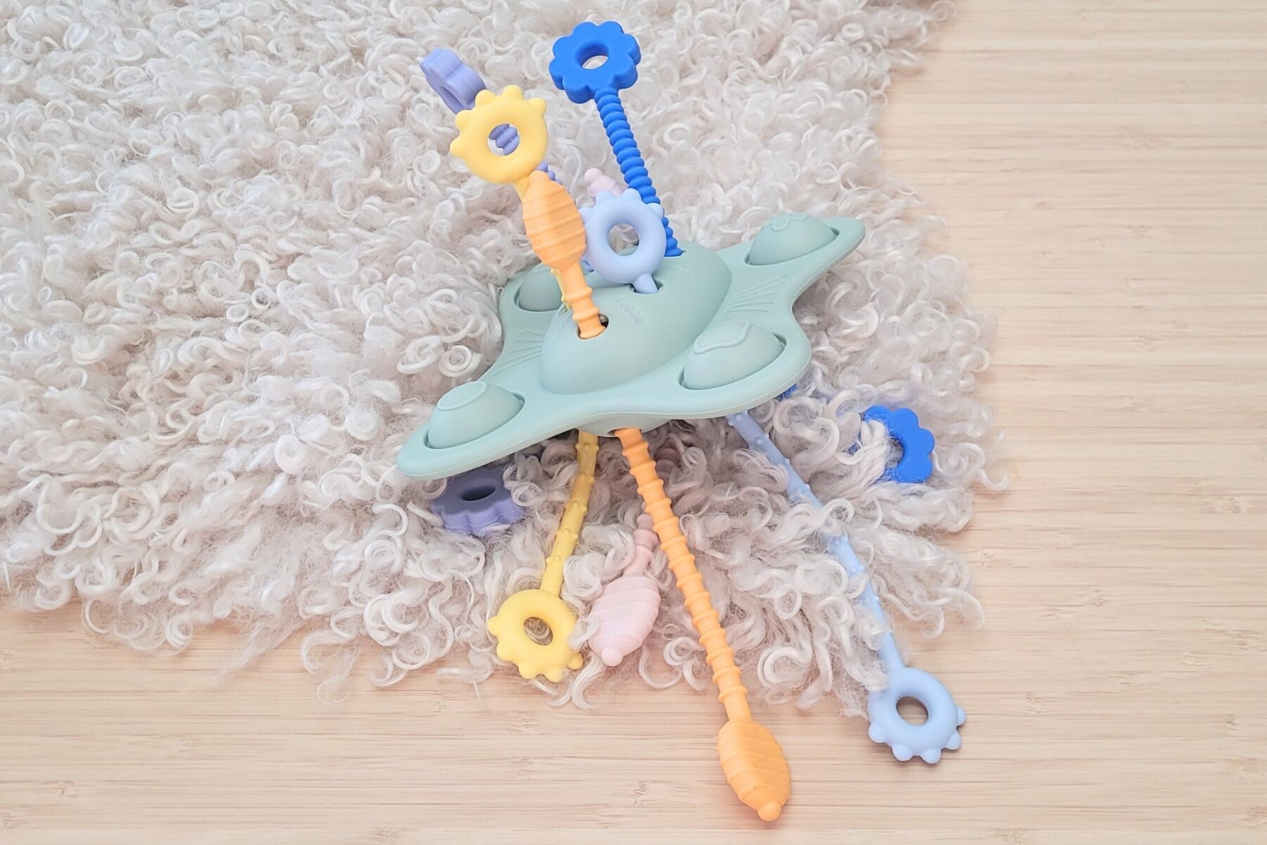Silicone Pop & Pull Sensory Teether