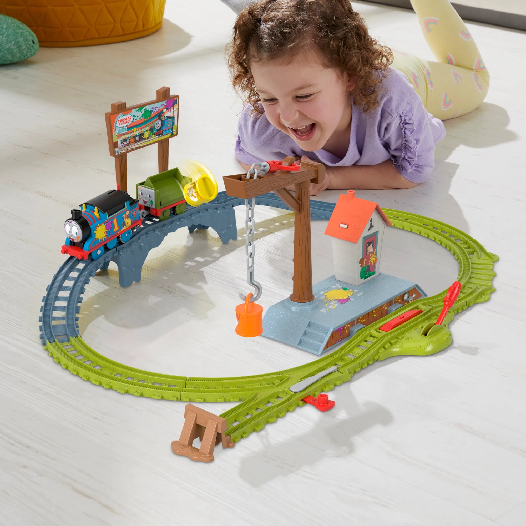 Motorised Thomas Paint Delivery Set