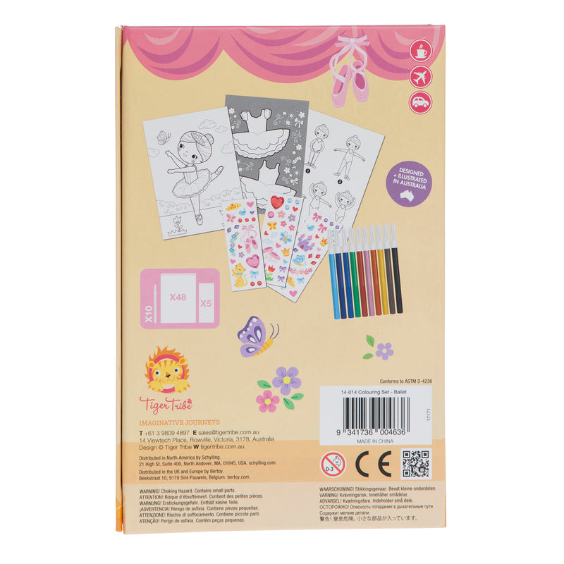 Tiger Tribe - Colouring Set - Ballet