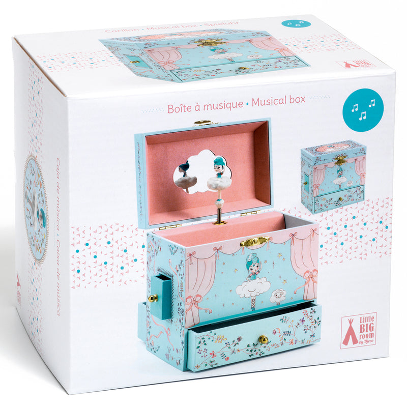 Ballerina on Stage Music Box