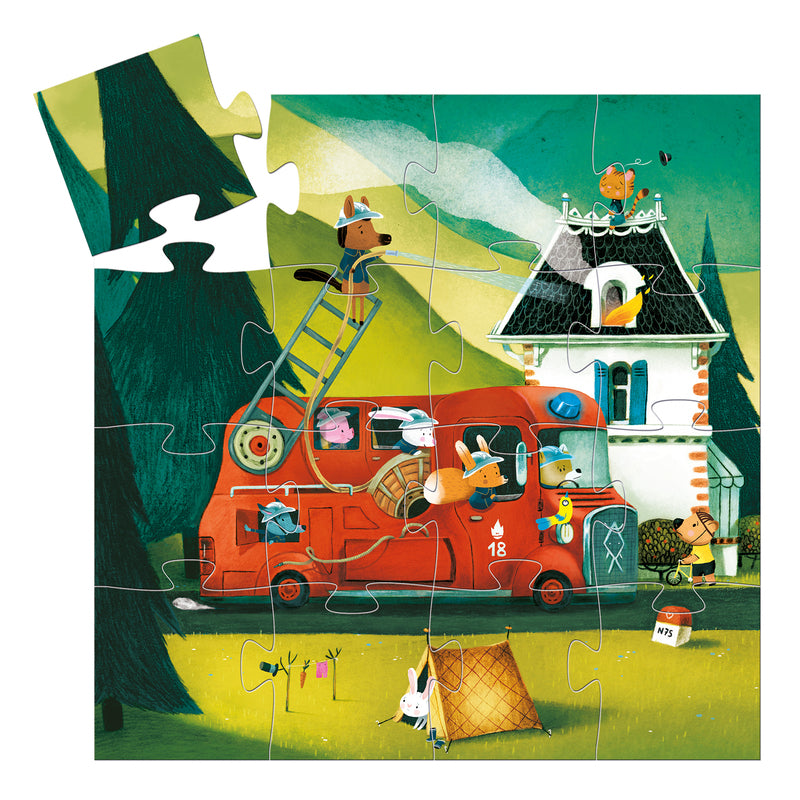 The Fire Truck 16pc Puzzle