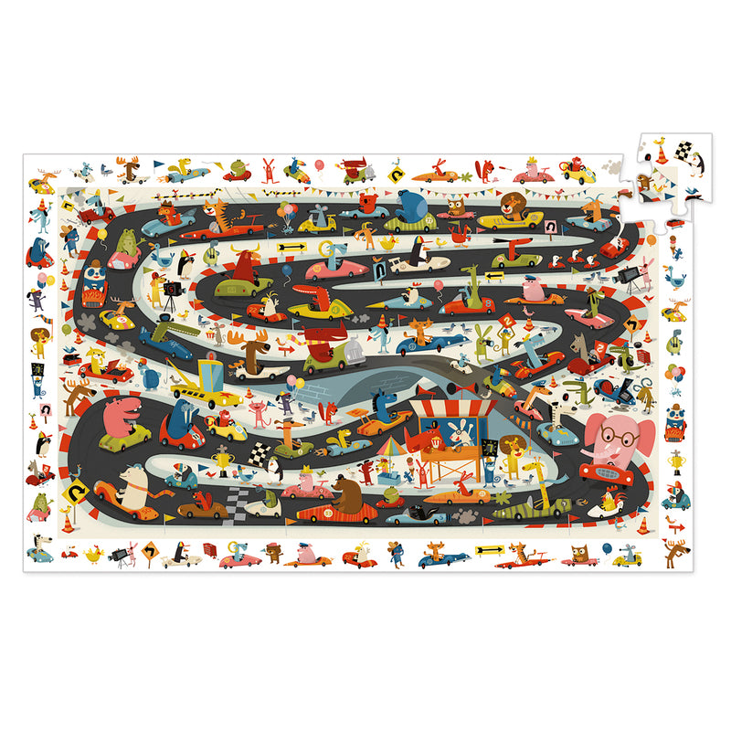 Car Rally 54pc Observation Puzzle