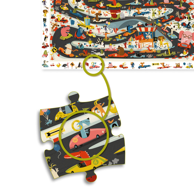 Car Rally 54pc Observation Puzzle