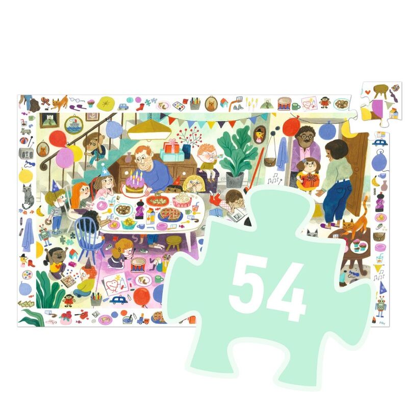 Birthday Party 54 piece Observation Puzzle