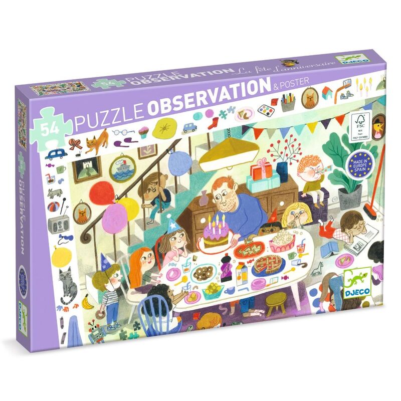 Birthday Party 54 piece Observation Puzzle