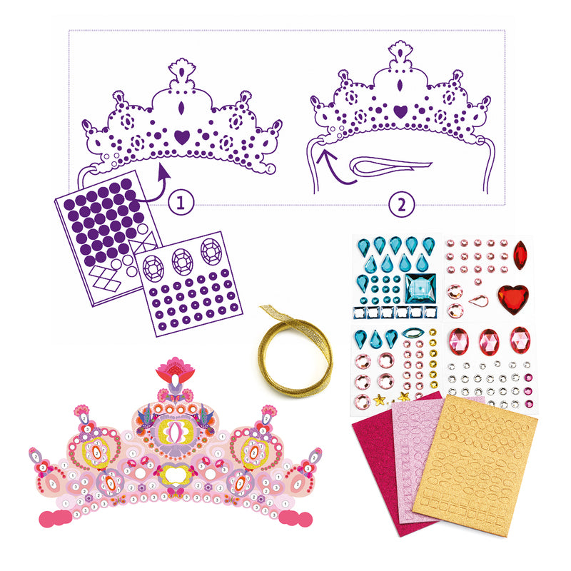 Do It Yourself - Like A Princess Tiaras (Mosaic Stickers)