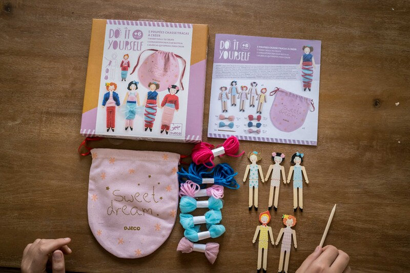 Do It Yourself - Worry Dolls to Create (Sweet Night Dolls)