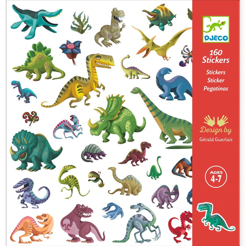 Dinosaur 160 Stickers - Toot Toot Toys