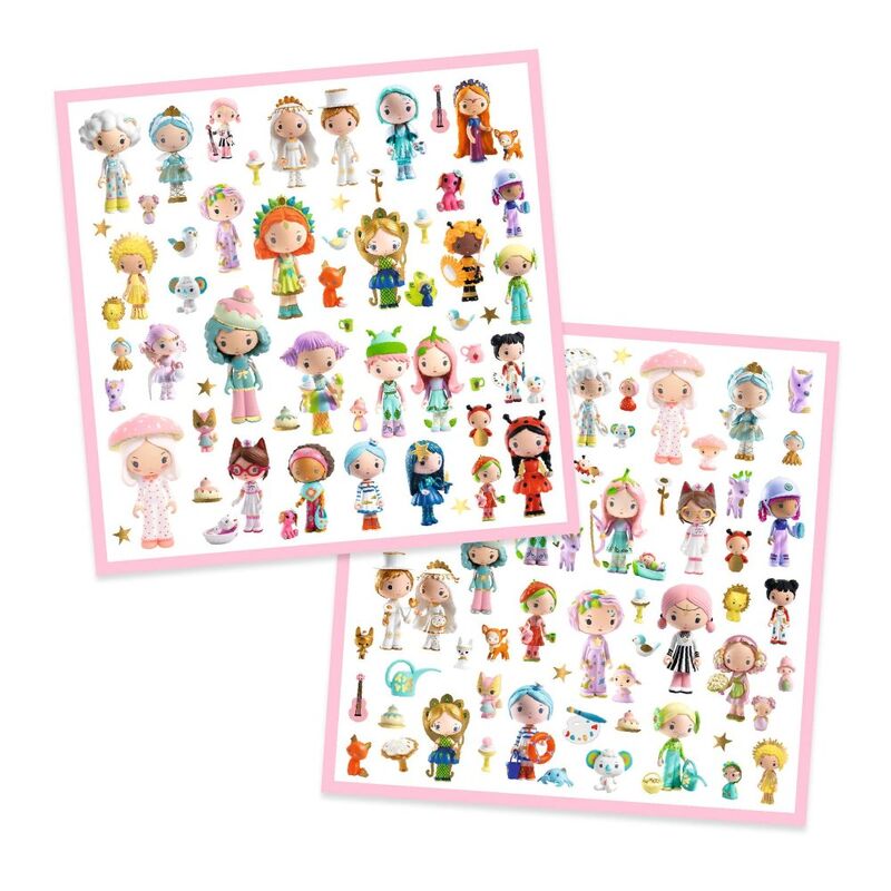 Tinyly 160 Metallic Stickers