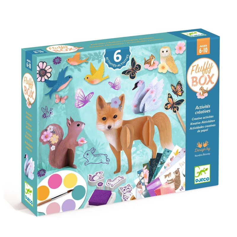 Fluffy Animals Art & Craft Activity Box