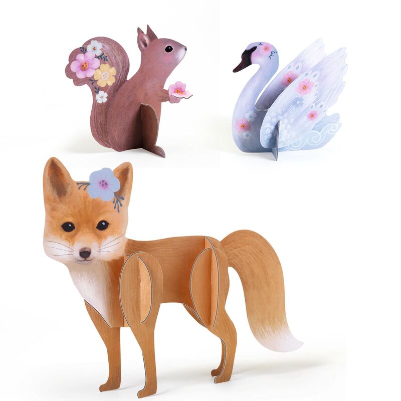 Fluffy Animals Art & Craft Activity Box