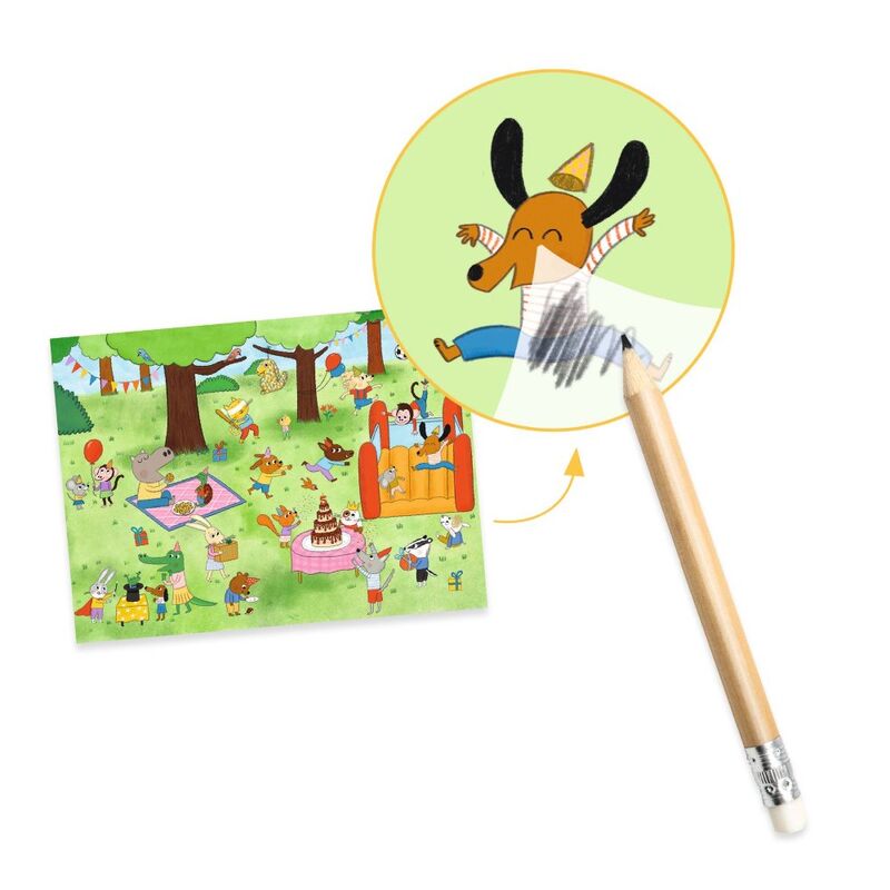 Rub-On Transfer Activity Set - Party Time!