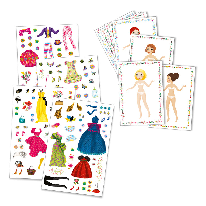 Massive Fashion Stickers And Paper Dolls