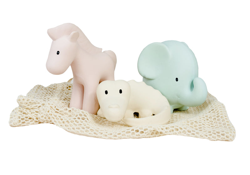 Rubber Marshmallow Animal Set
