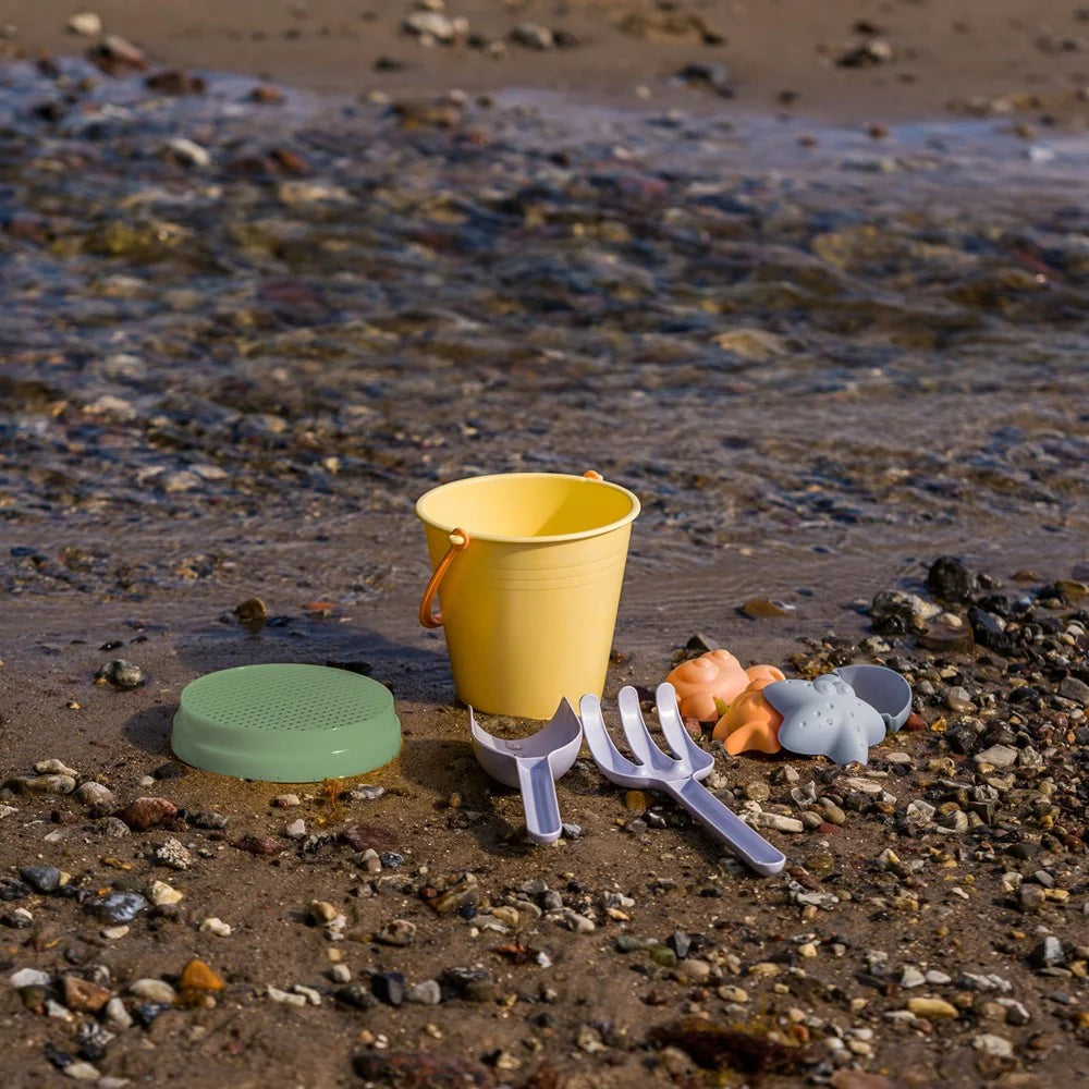 Pastel Recycled Bucket Set With Net