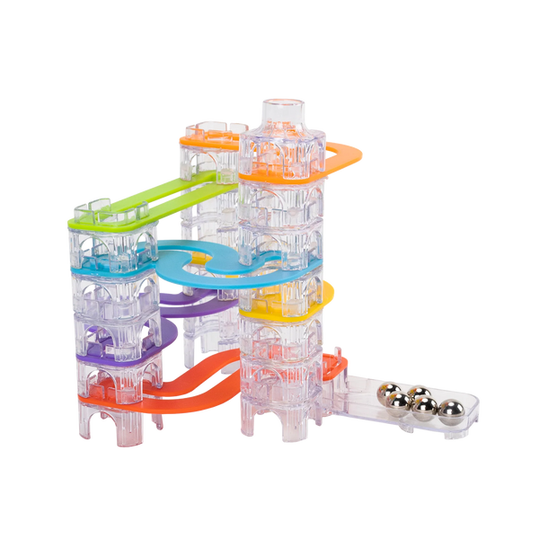 Fat Brain - Trestle Tracks Marble Run - Starter Set