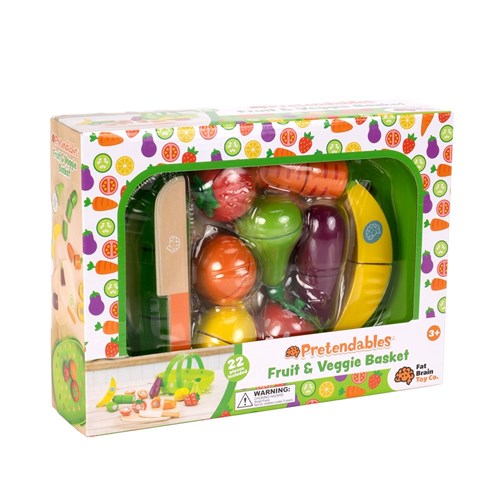 Fat Brain - Fruit & Veggie Basket Set
