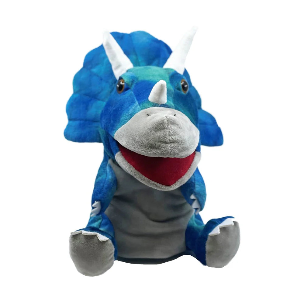 Plush Hand Puppet - Triceratops