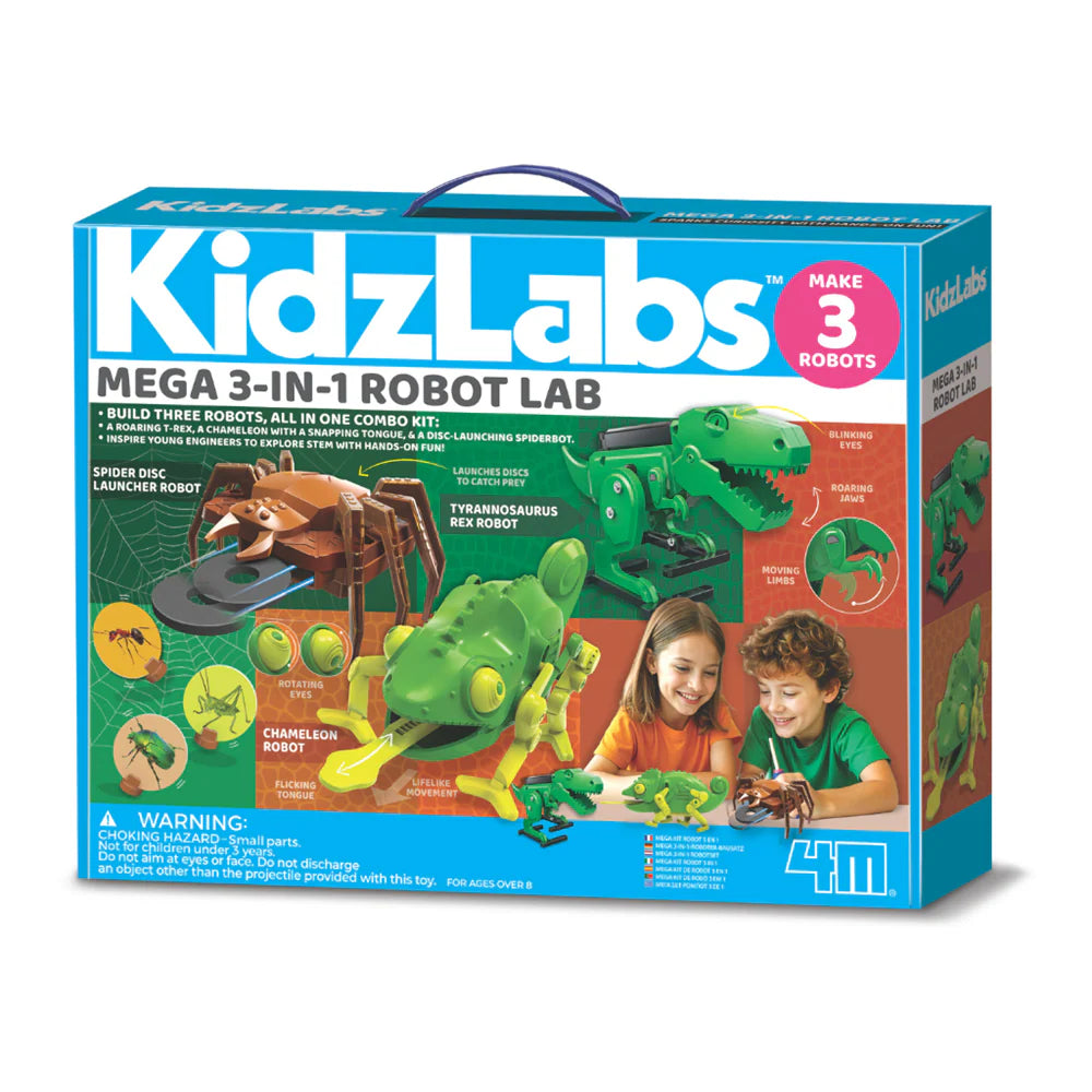 Kidzlabs - Mega 3 in 1 Robot Lab