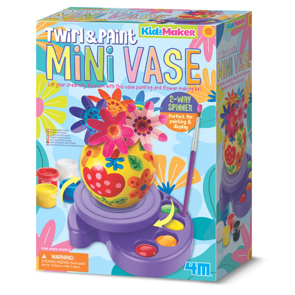 KidzMaker - Twirl & Paint Mini Vase