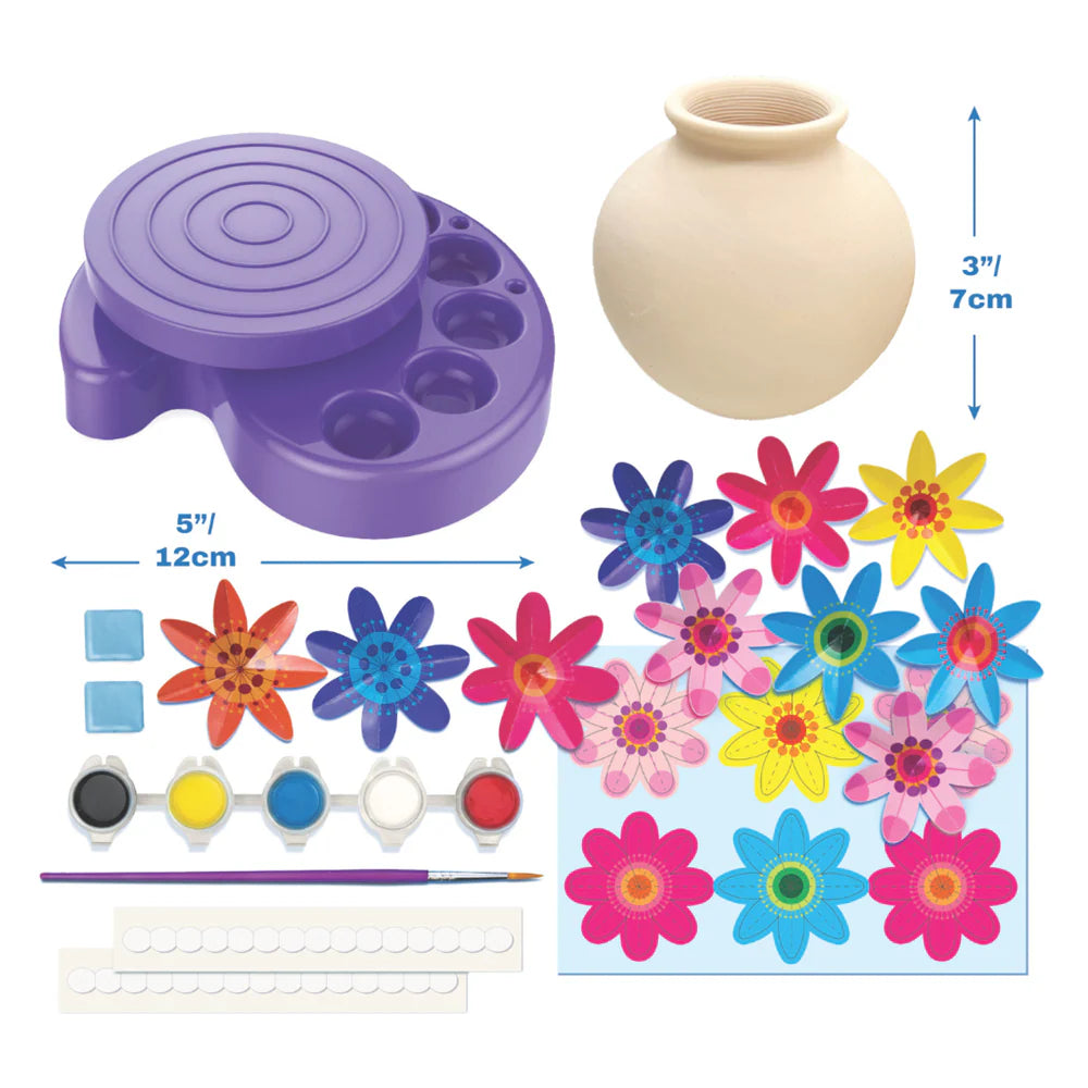 KidzMaker - Twirl & Paint Mini Vase