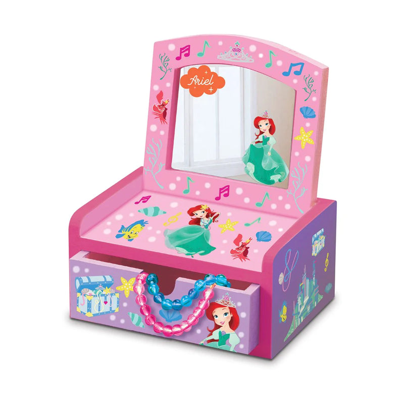 4M - Disney Princess - Wooden Mirror Chest - Ariel