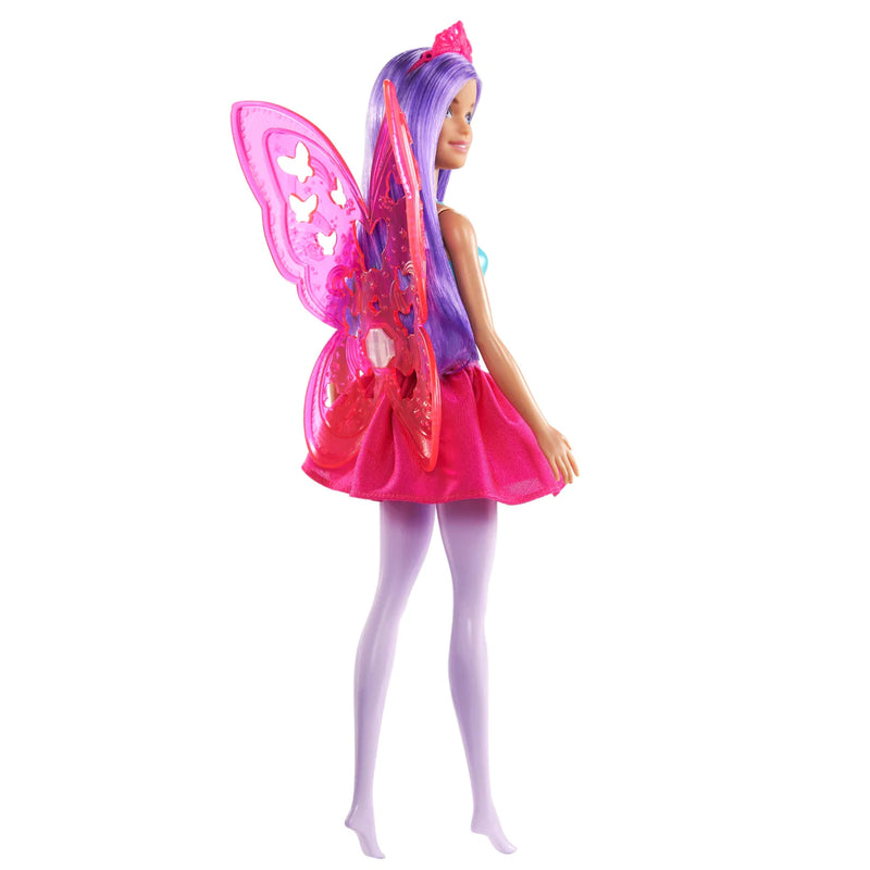 Barbie Dreamtopia Fairy Doll Purple Hair Toot Toot Toys