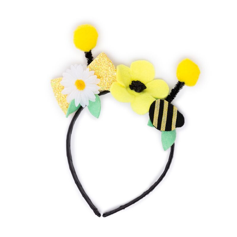 Bumble Bee Dress & Headband (Size 3-4)
