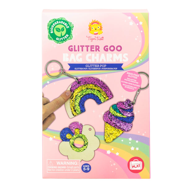 Tiger Tribe - Glitter Goo Bag Charms - Glitter Pop