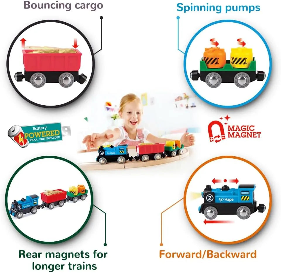 Battery Powered Rolling-Stock Set