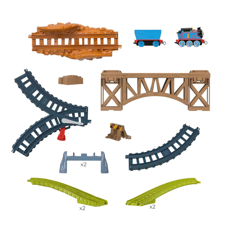 Thomas Friends Push Along Track Set Wooden Bridge Delivery