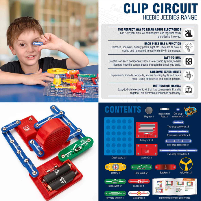 Clip Circuit Electrolab - 80 Electronic Experiments Kit