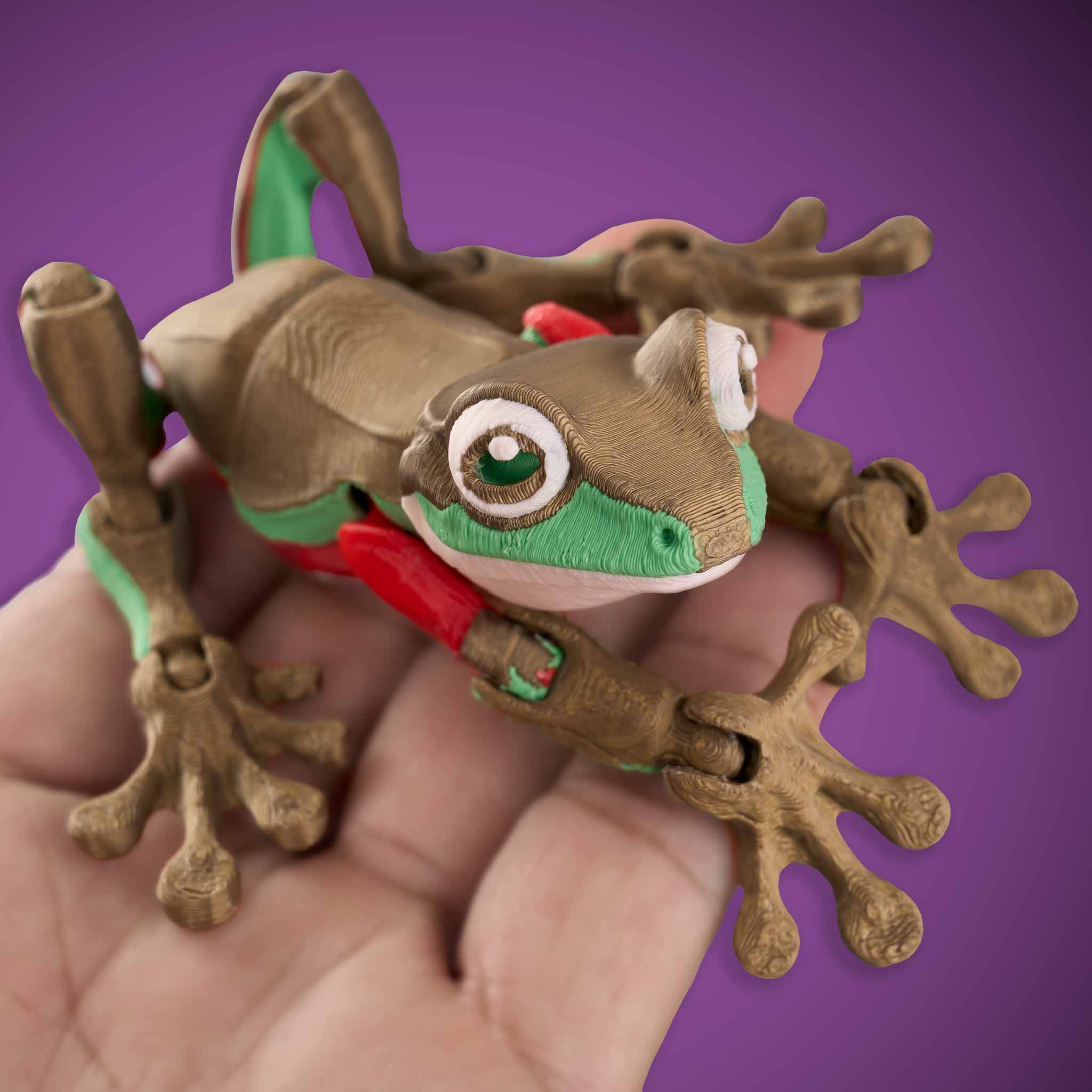 Fidgimals - Palm-size Fidget - Blue Mountain Tree Frog