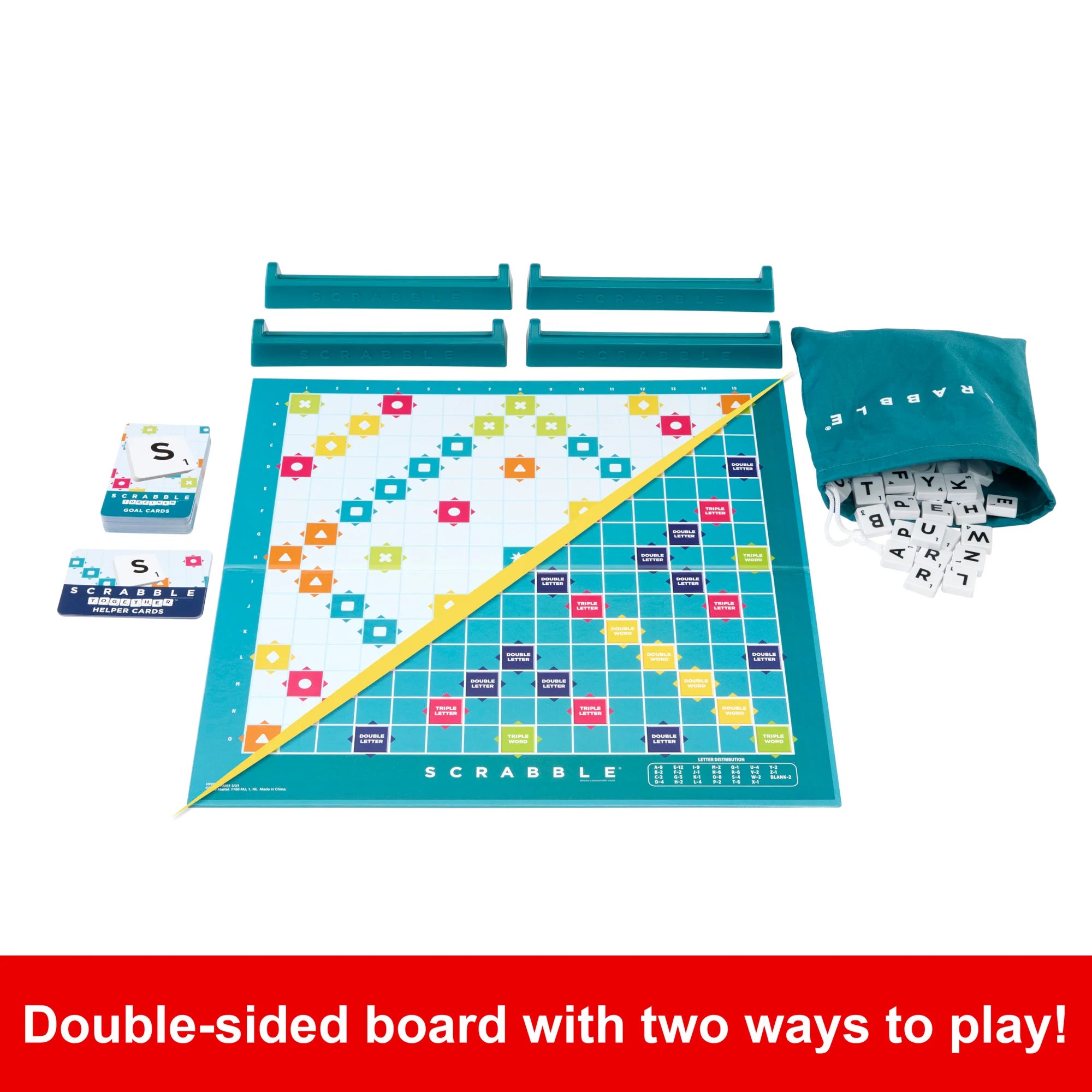 Scrabble 2 in 1 Board Game