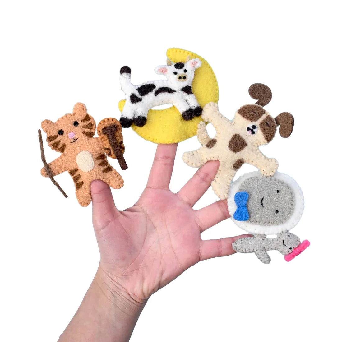 Finger Puppet Set - Hey Diddle Diddle
