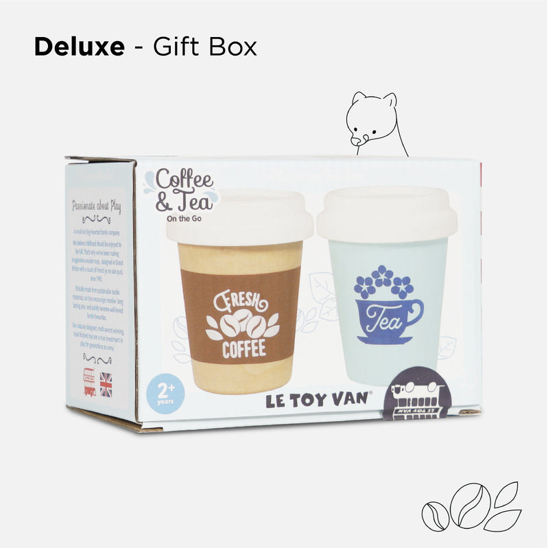 Tea & Coffee Re-Useable Eco Cups - 2 Piece