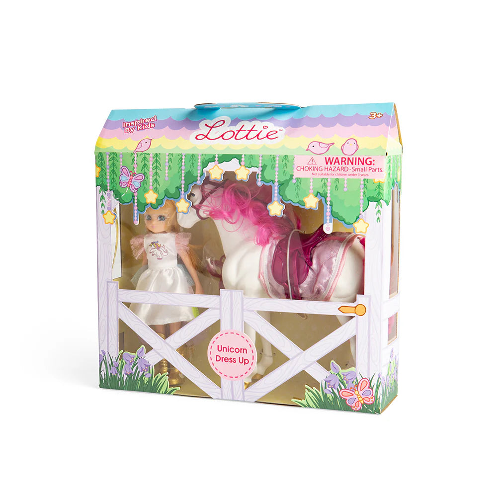 Unicorn Dress Up Doll Set