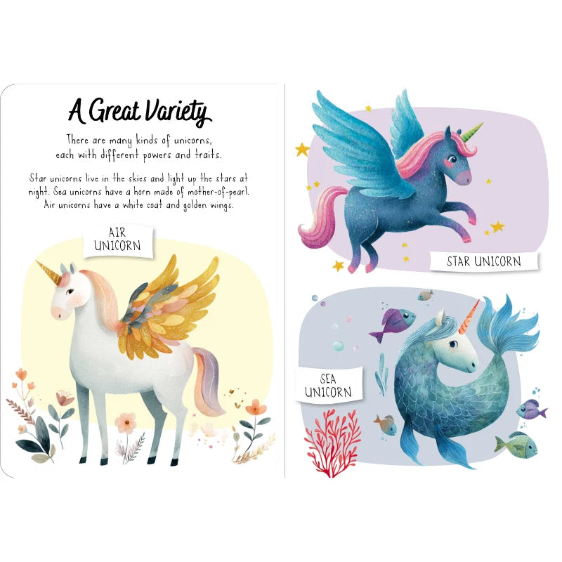 Sassi Magic Water Puzzle & Book Set - Unicorns