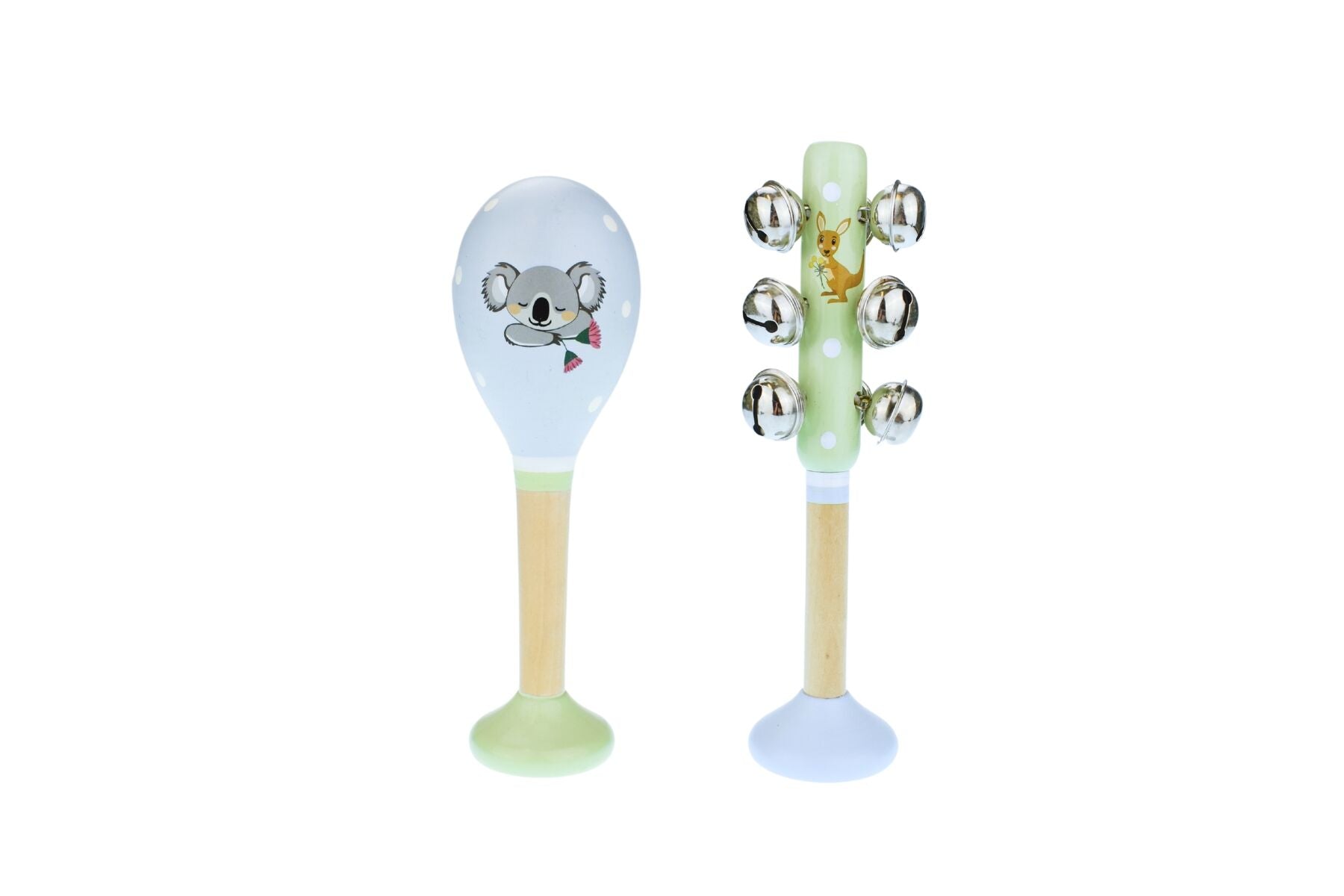Bush Buddies Australian Animals Maraca & Bell Stick Music Set