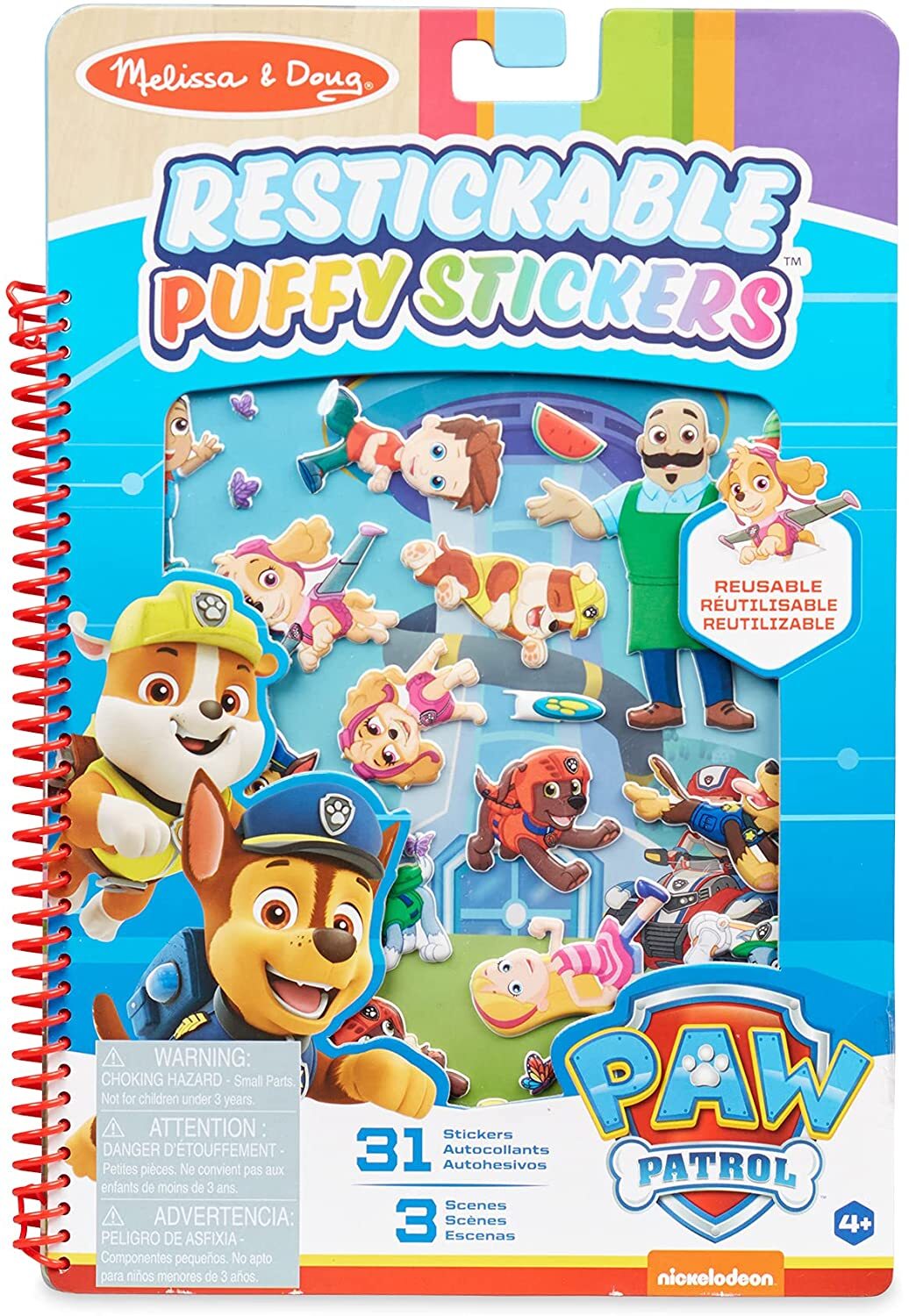 Paw Patrol - Puffy Stickers - Adventure Bay