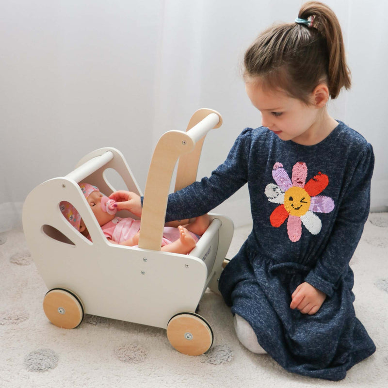 Moover - Essential Dolls Pram - Coral