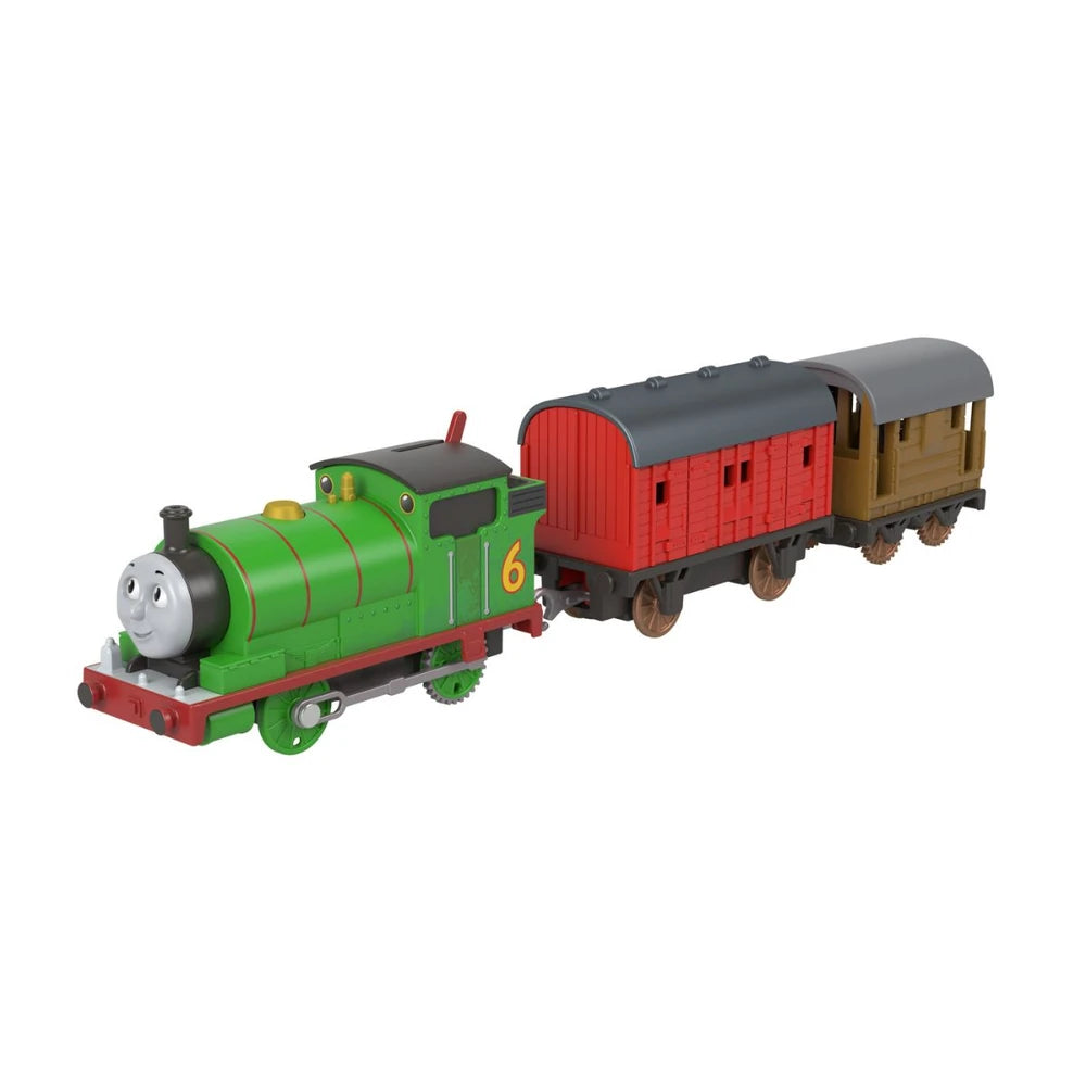 Motorised Greatest Moments Collection - Classic Percy with Sodor Mail car & Brake Van