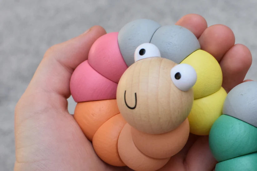 Wooden Jointed Worm