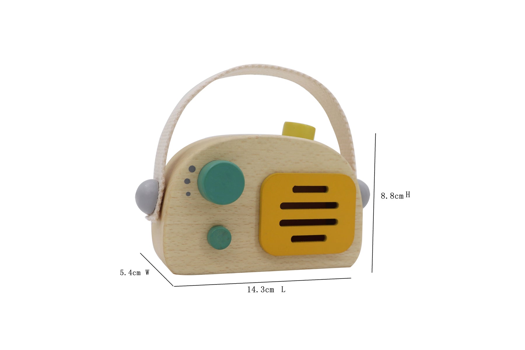Wooden Radio Music Box