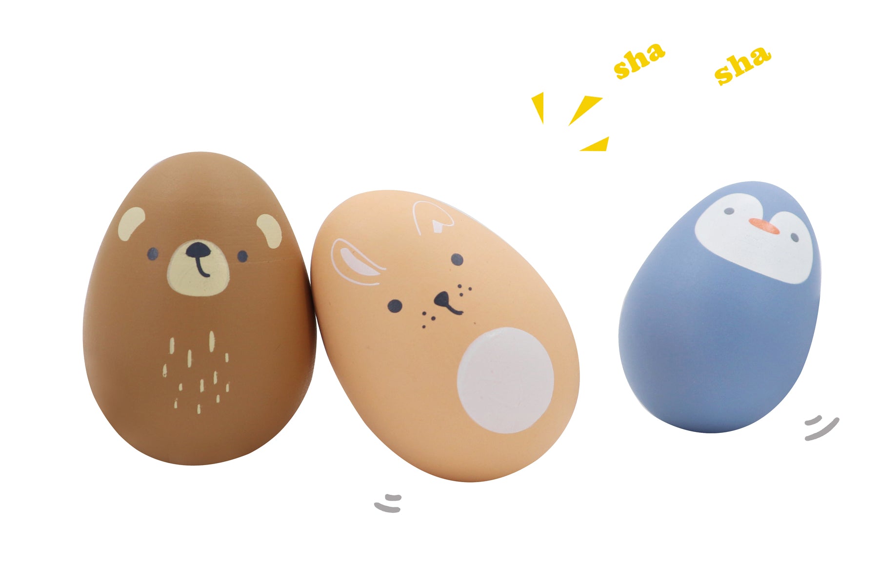 Kaper Kidz - Wooden Animal Egg Shaker