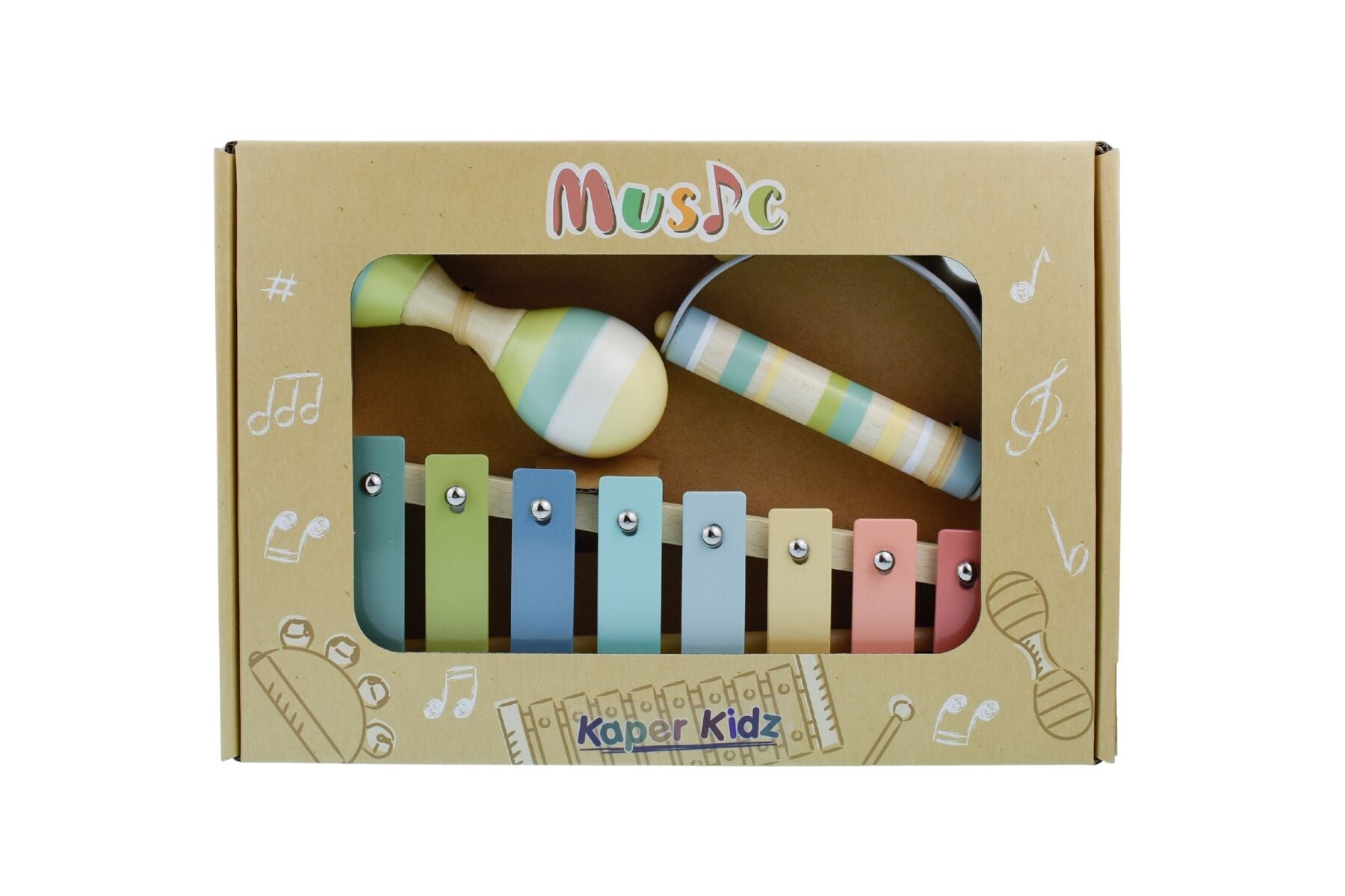 Wooden Music 3pc Set